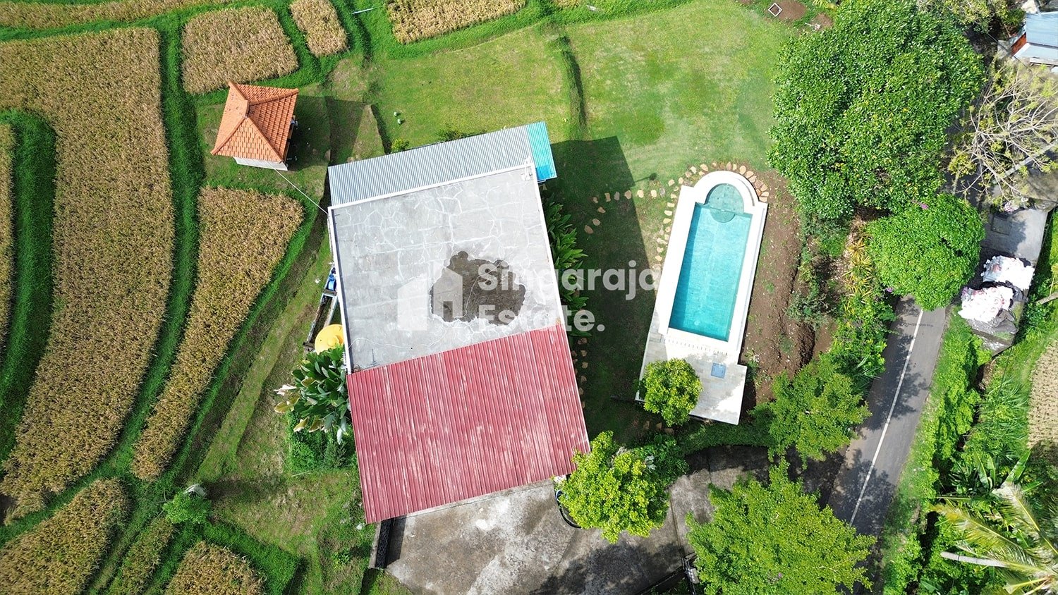 Villa Dengan Sawah Pribadi 64 are di Pedesaan Singaraja - Image 9